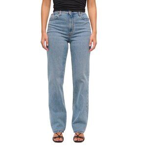 Abercrombie & Fitch Women's 90s Straight Ultra High Rise Curve Love Jeans 31/12L